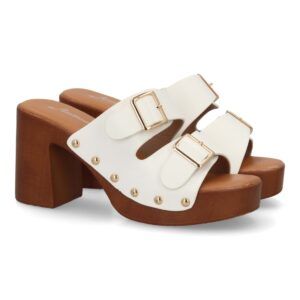 Sandalia tipo Zueco de mujer con plataforma