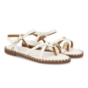 Sandalia de cuña para mujer con diseño