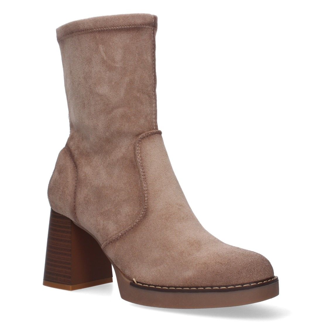 Botín para mujer - Beige - Imagen 3