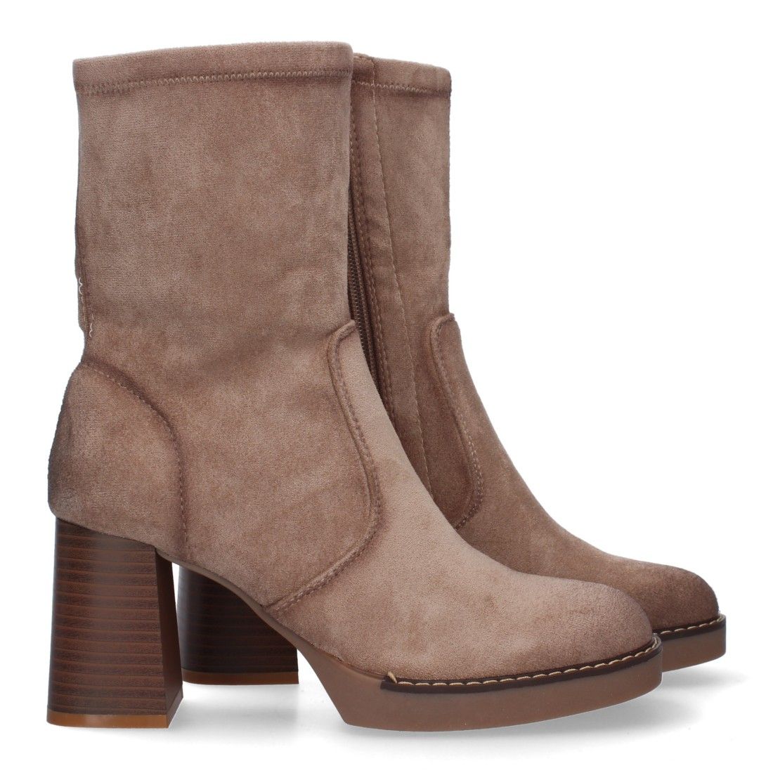 Botín para mujer - Beige - Imagen 5
