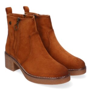 Botines de Tacón para Mujer, Cómodos y Elegantes - Cuero