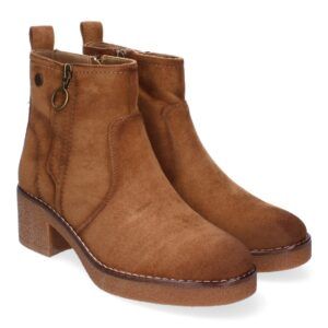 Botines de Tacón para Mujer, Cómodos y Elegantes - Taupe