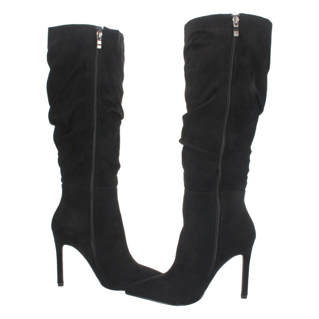 Bota de tacón Fino con Cremallera - Negro - Imagen 5