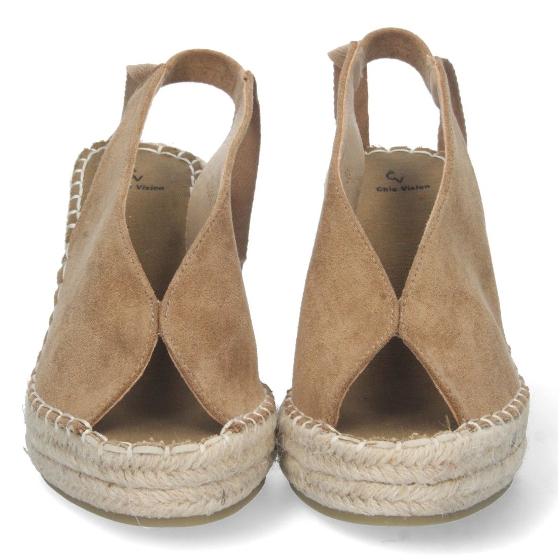 Sandalia de Cuña con Yute y Cordones - Imagen 3