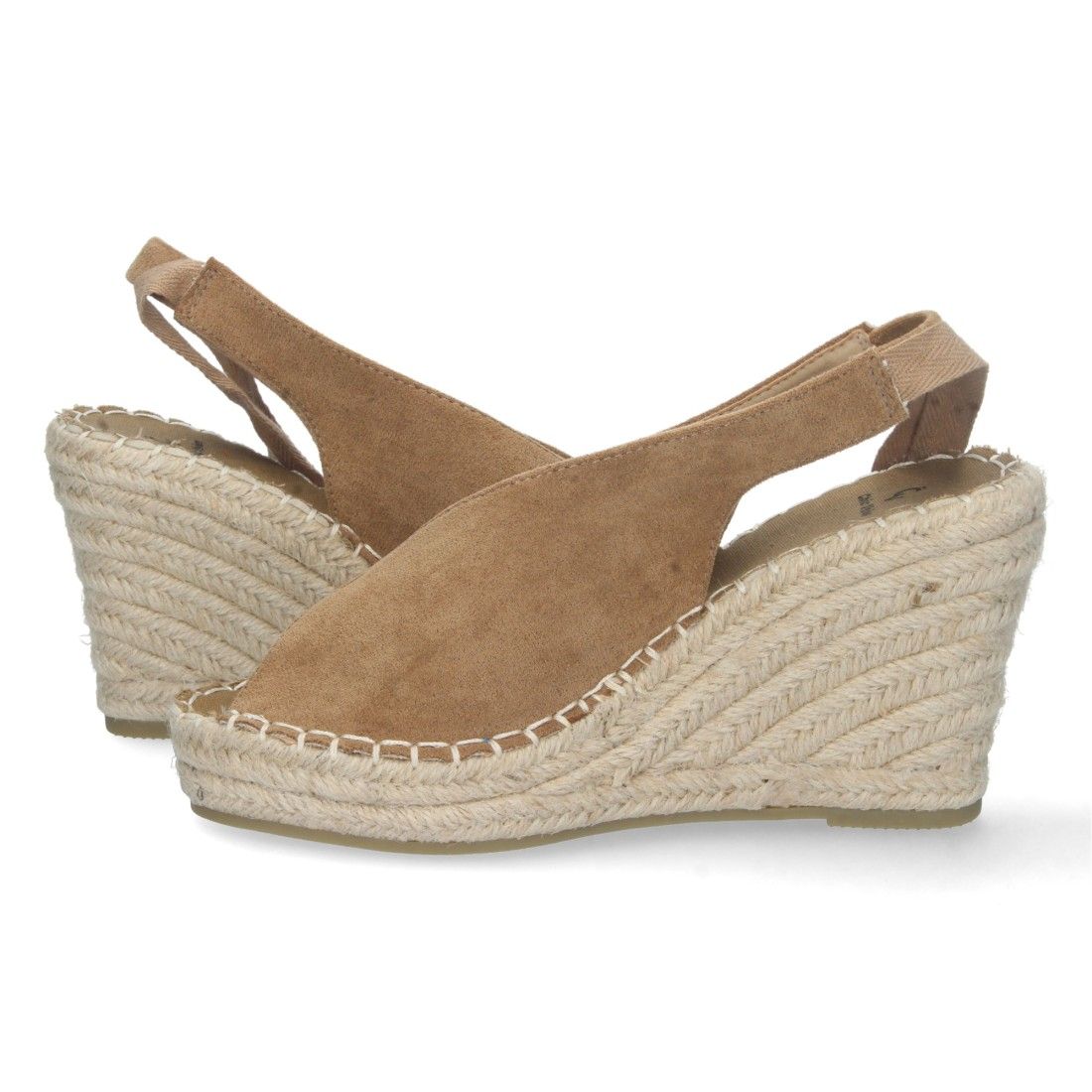 Sandalia de Cuña con Yute y Cordones - Imagen 5