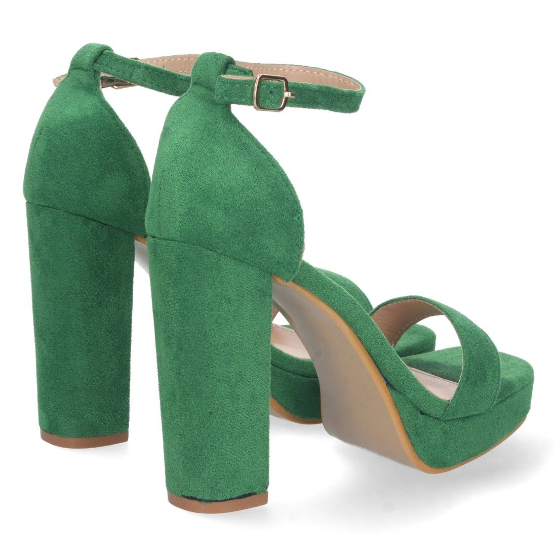 Sandalia de Tacón Ankle Strap con Hebilla - Imagen 4