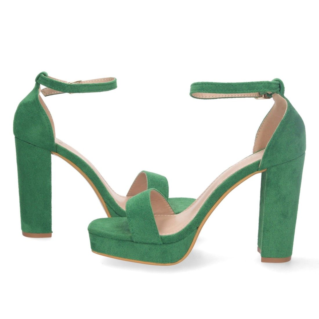 Sandalia de Tacón Ankle Strap con Hebilla - Imagen 5