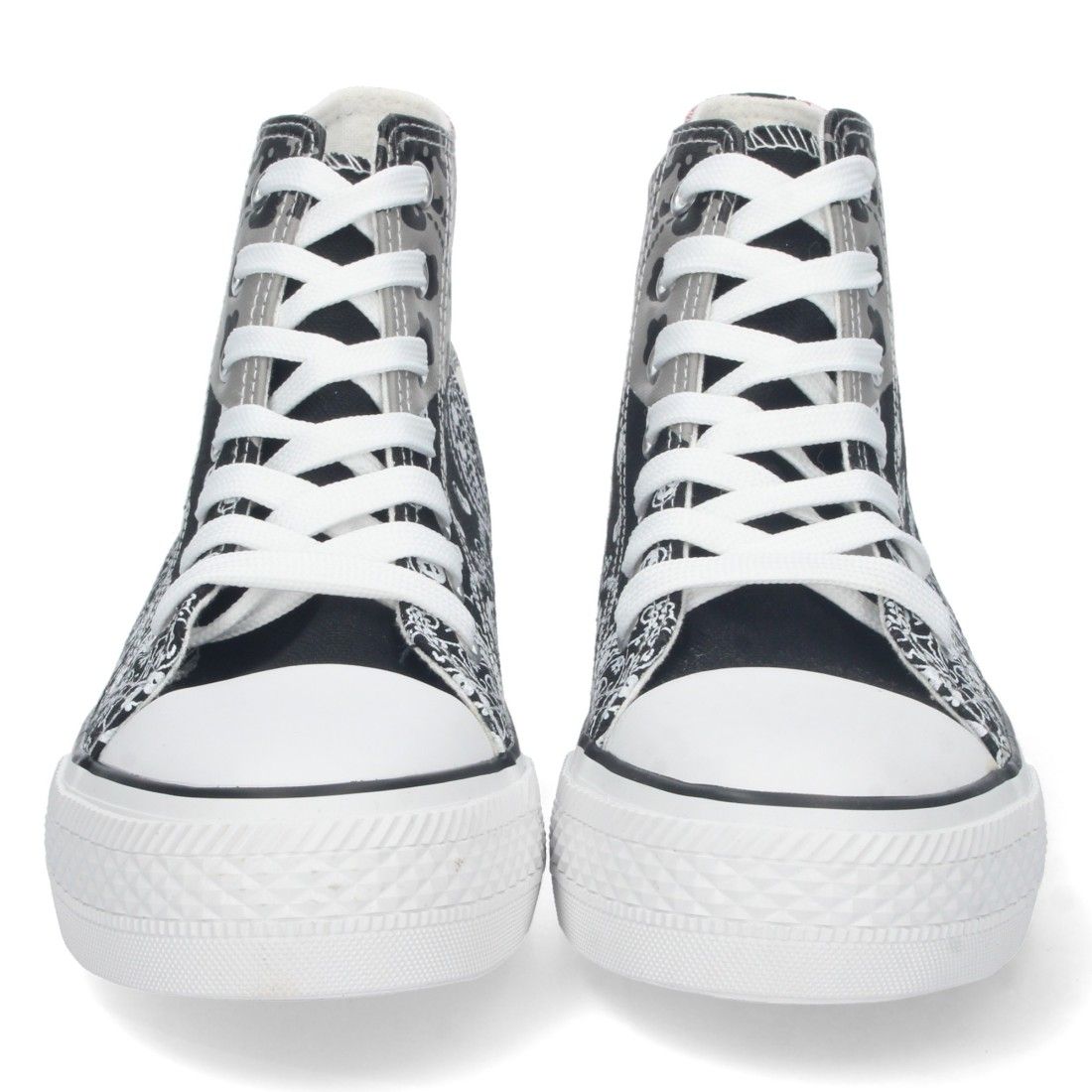 Zapatilla Abotinada Estampado y Cordones - Imagen 3