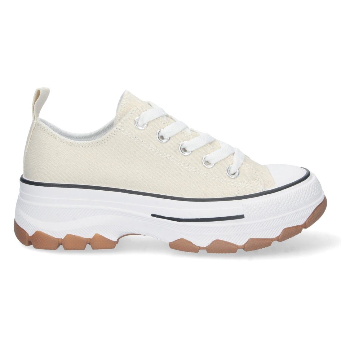 Zapatilla de Lona con Cordones - Imagen 2