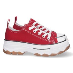 Zapatilla de Lona con Cordones