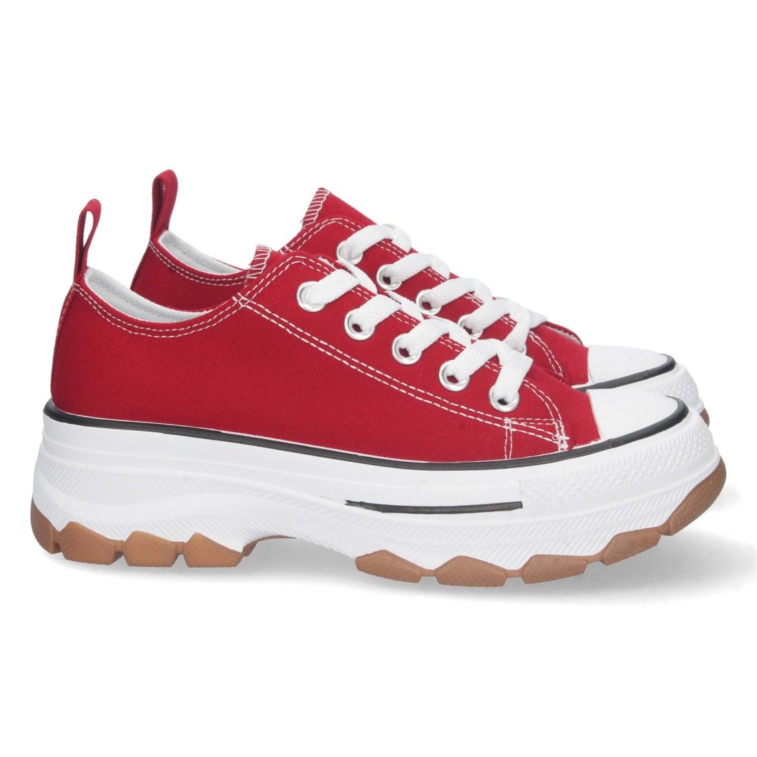 Zapatilla de Lona con Cordones