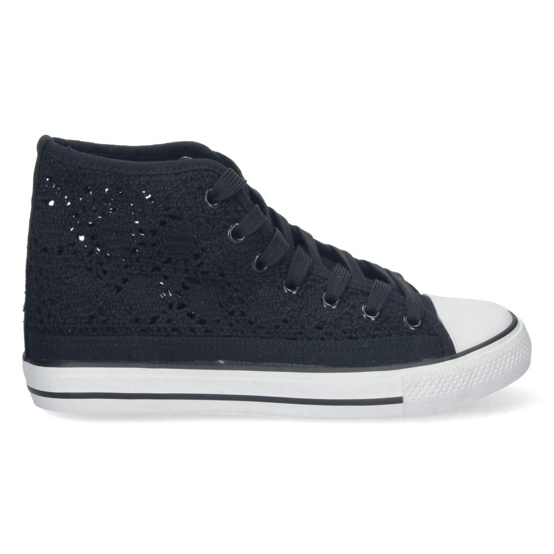 Zapatilla Abotinada Calada con Cordones - Imagen 2