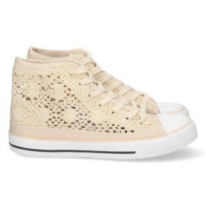 Zapatilla Abotinada Calada con Cordones