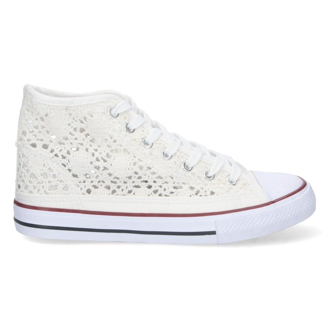 Zapatilla Abotinada Calada con Cordones - Imagen 2