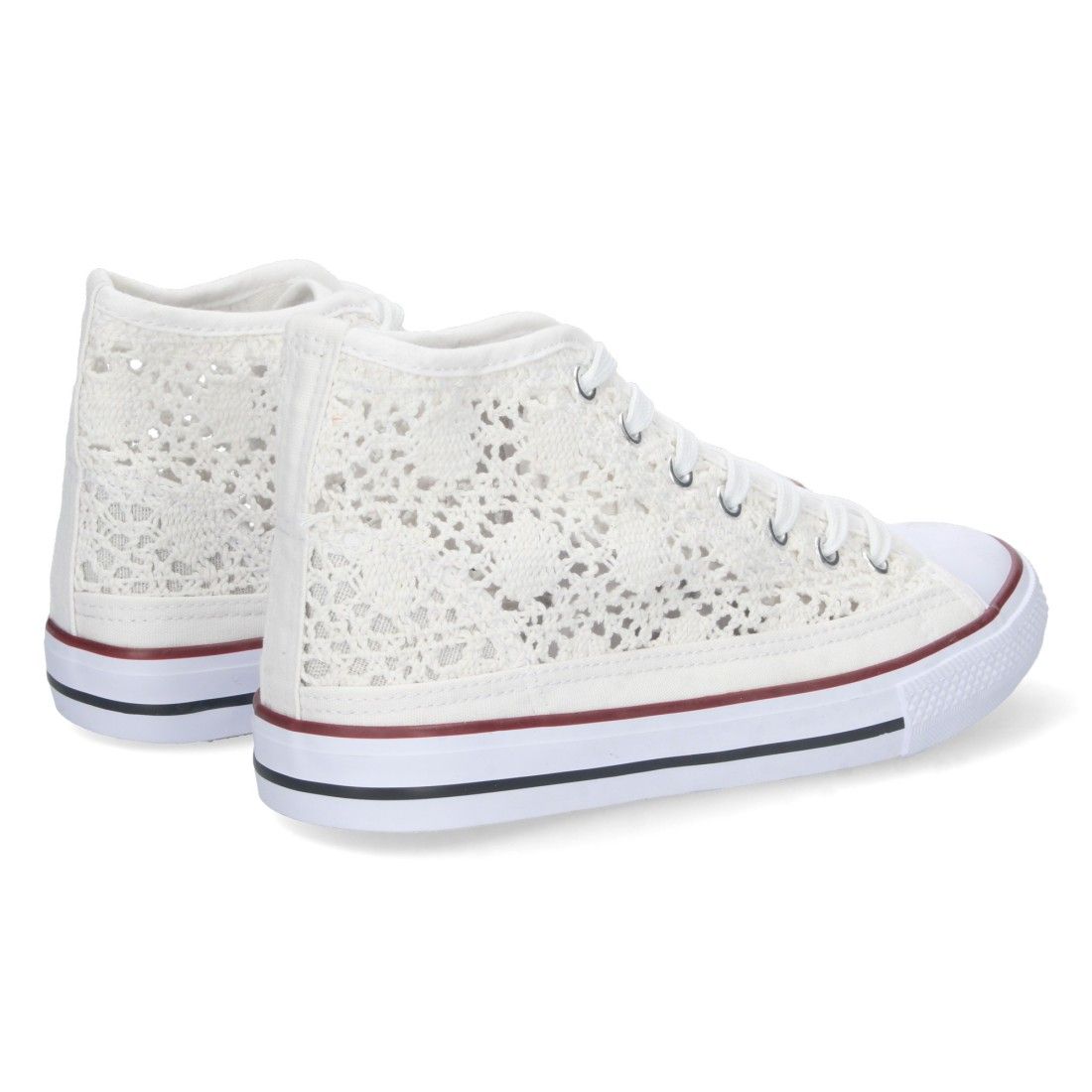 Zapatilla Abotinada Calada con Cordones - Imagen 4
