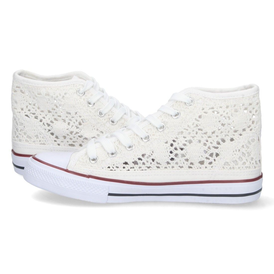 Zapatilla Abotinada Calada con Cordones - Imagen 5