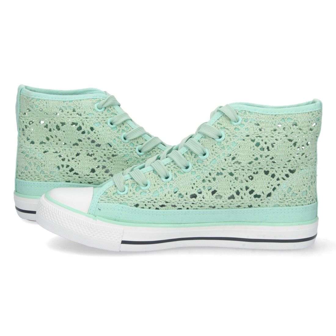 Zapatilla Abotinada Calada con Cordones - Imagen 5