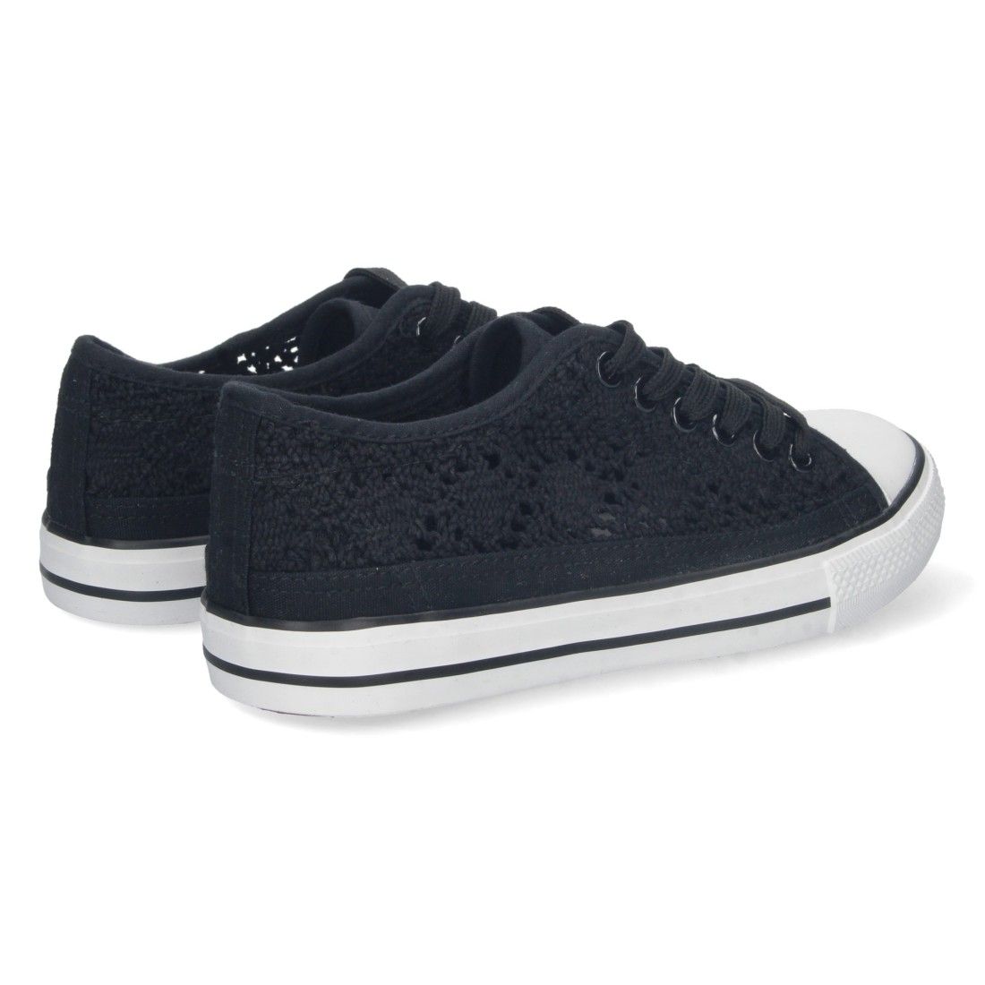 Zapatilla Plana Calada con Cordones - Imagen 4