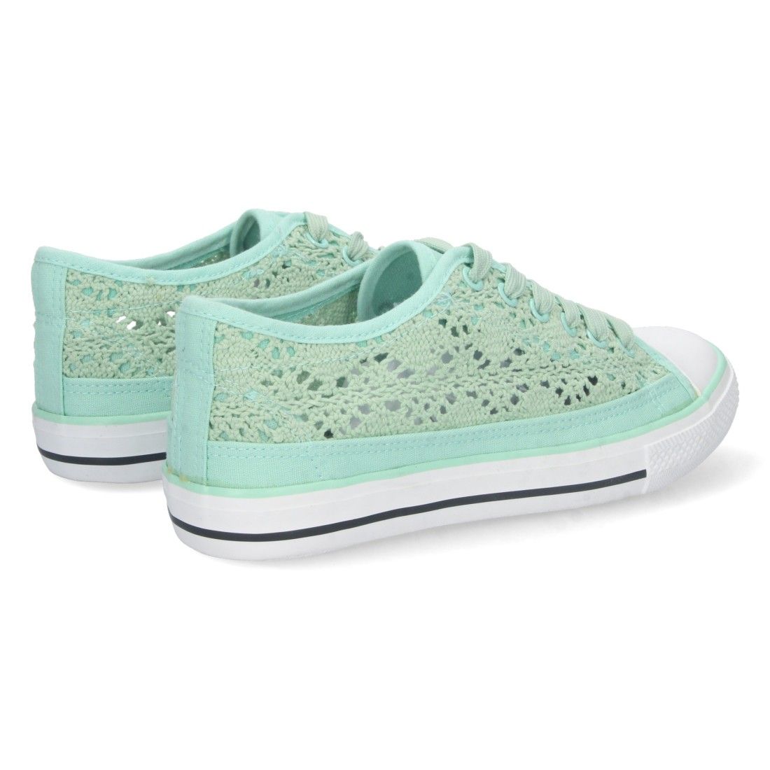 Zapatilla Plana Calada con Cordones - Imagen 4