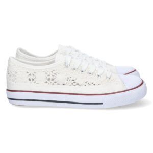 Zapatilla Plana Calada con Cordones