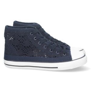 Zapatilla Abotinada Calada con Cordones