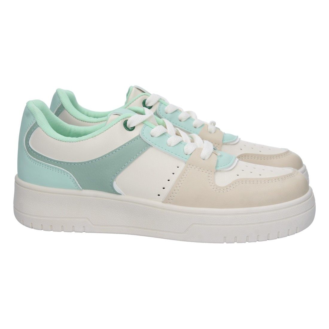 Deportiva plana mujer colores pastel - Imagen 2