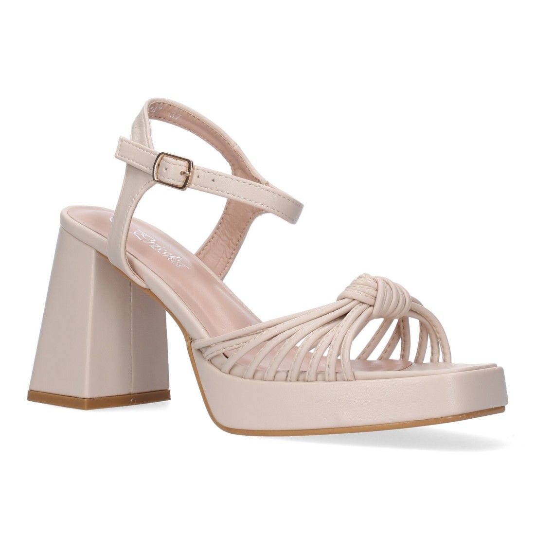 Sandalia de Tacon Ancho para Mujer - Imagen 3