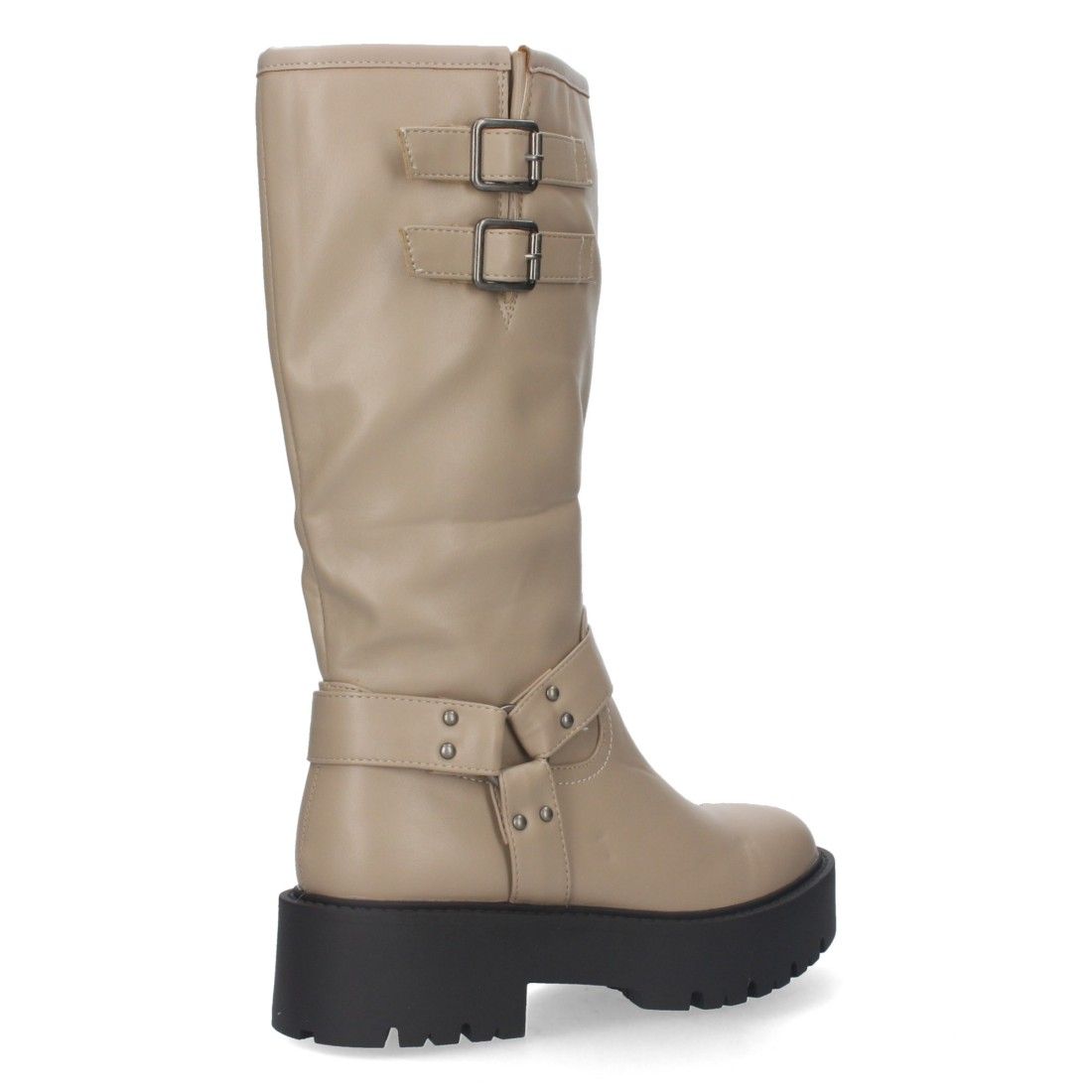 Bota Motera con Tacón Bajo y Plataforma - Imagen 4