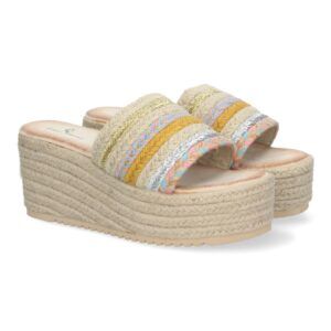 Sandalias de Plataforma de Yute para Mujer