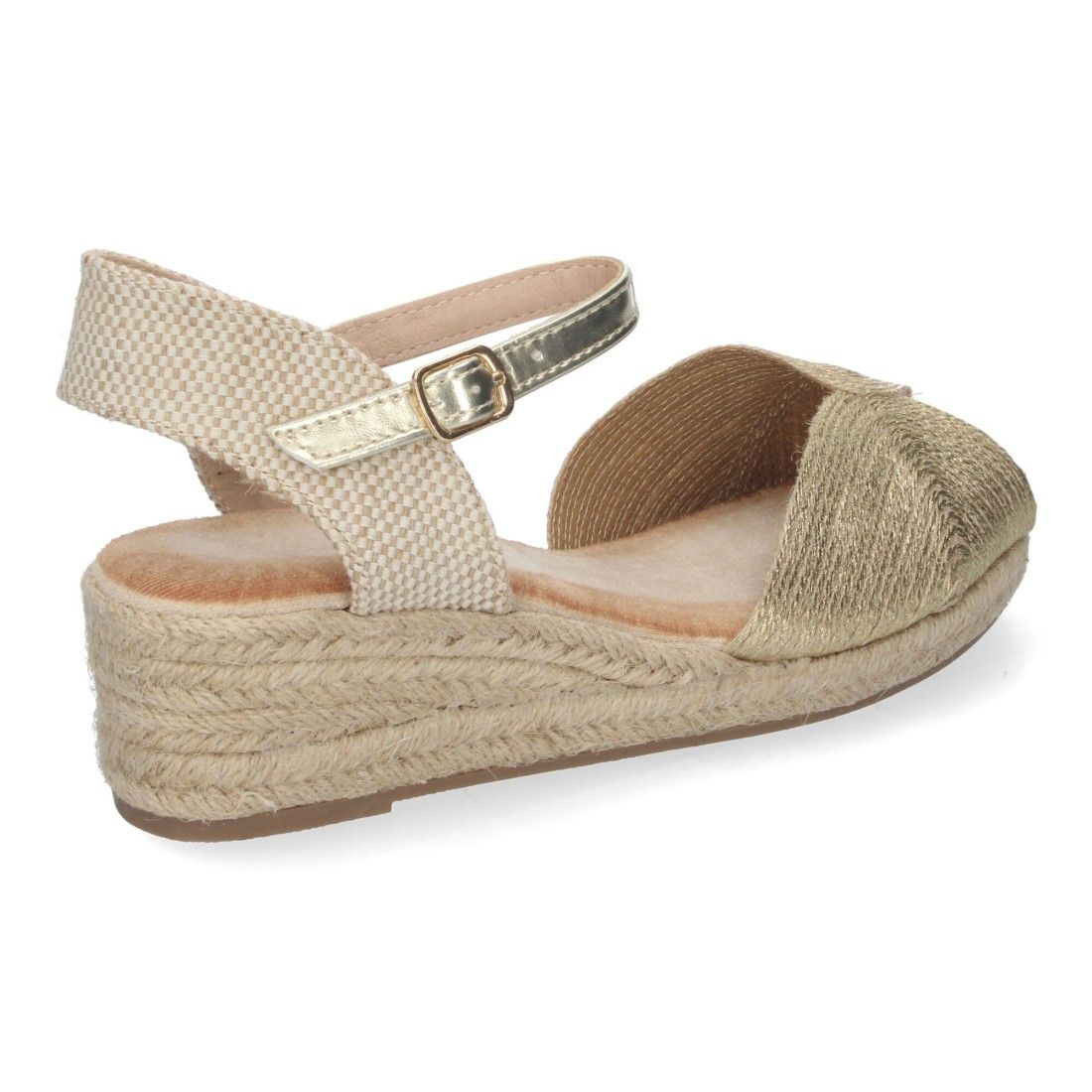 Sandalias de Cuña para Mujer, Elegantes con Puntera Abierta - Imagen 4