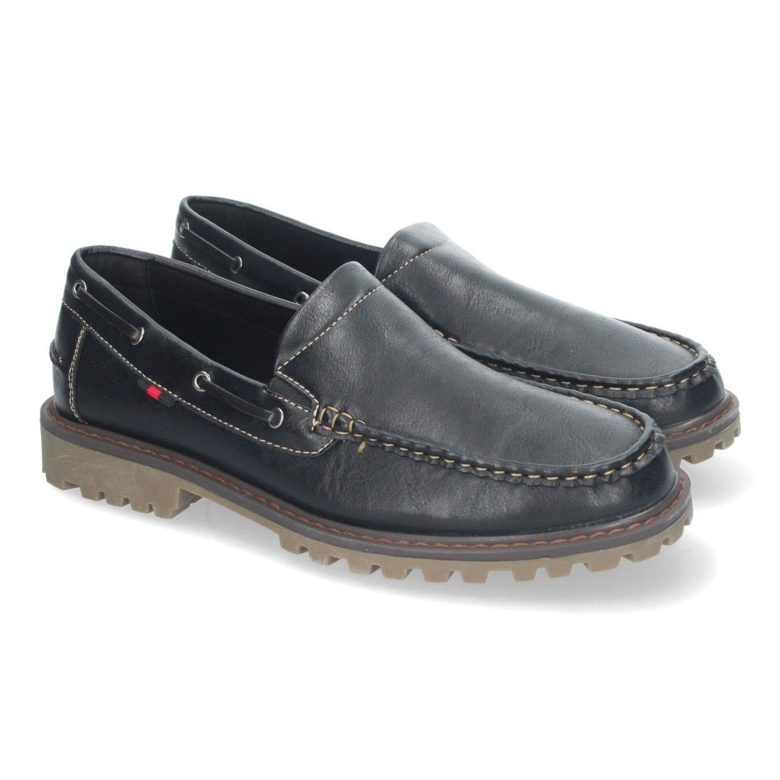 Mocasines Elegantes de Hombre con Suela Dentada Resistente