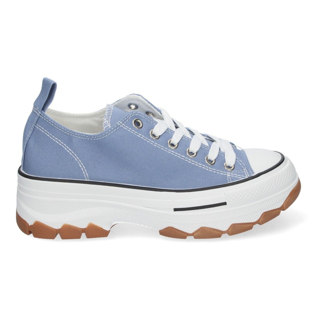 Zapatilla de Plataforma para Mujer, Comoda, Estilo Bamba - Imagen 2