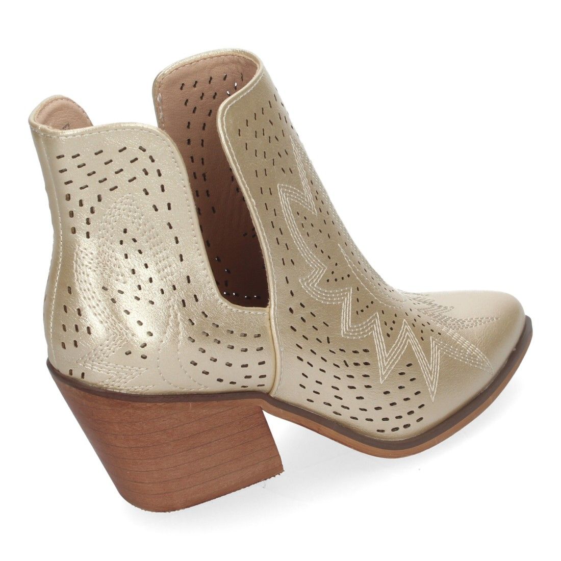 Botines de Tacón Campero para Mujer Elegantes y Comodos - Imagen 4