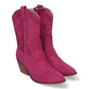 Botín de Tacón Campero para Mujer, Estilo Vaquero, Elegantes