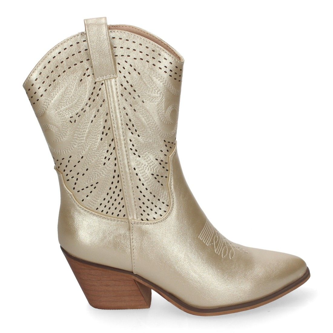 Botín de Tacón Campero para Mujer, Estilo Vaquero, Elegantes - Imagen 2