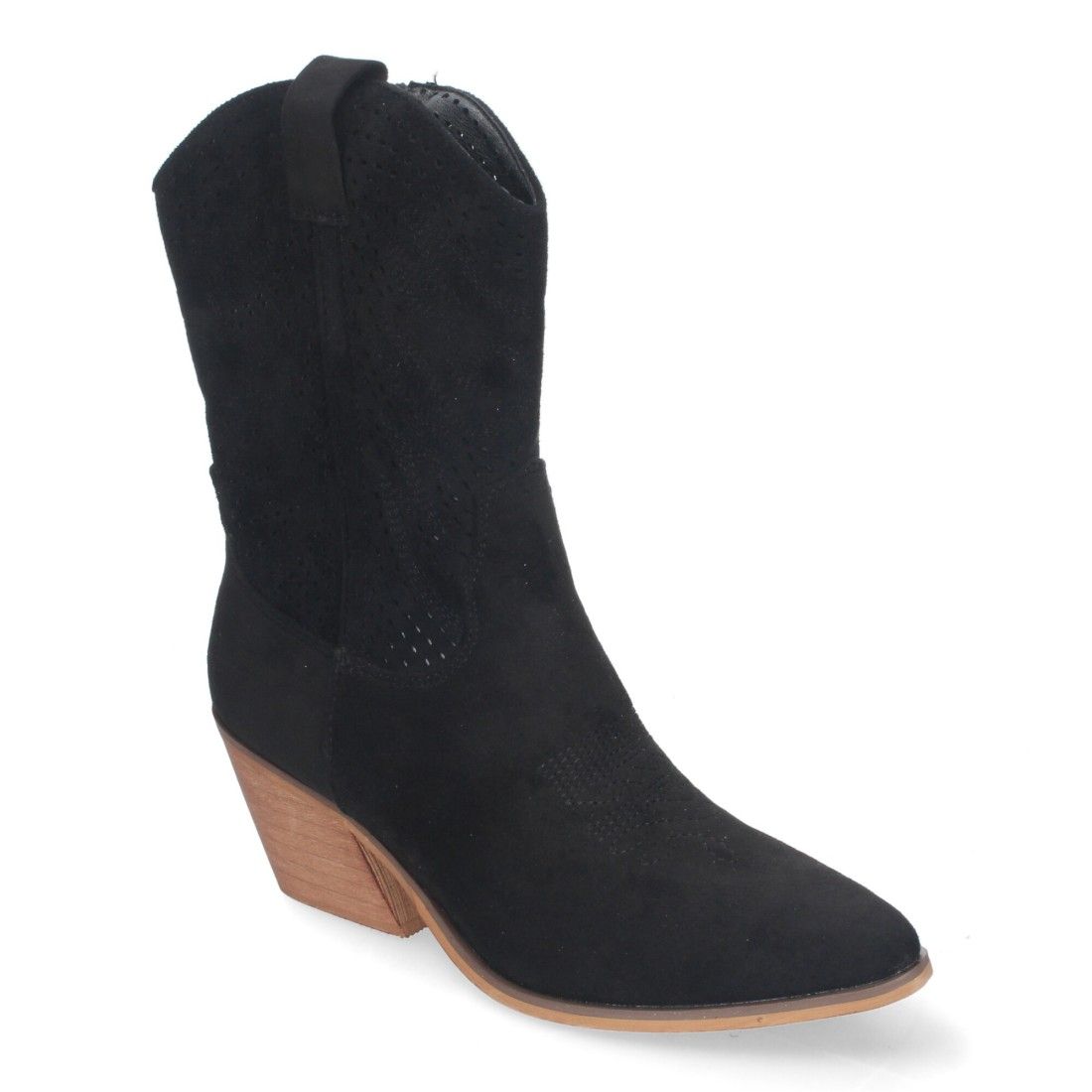 Botín de Tacón Campero para Mujer, Estilo Vaquero, Elegantes - Imagen 3