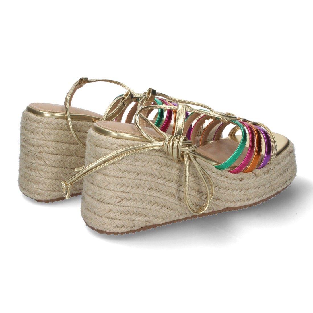 Sandalias con Cuña de Yute, Cómodas y Elegantes - Imagen 3