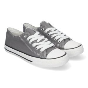 Zapatilla Plana de Mujer, Comoda, con Material de Lona