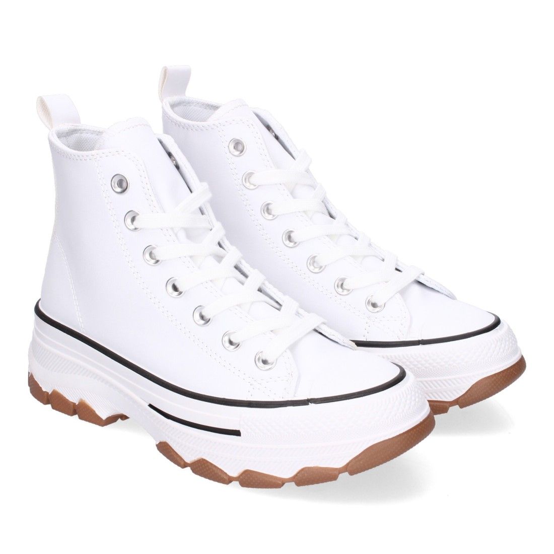 Zapatilla de Plataforma para Mujer, Comoda, Estilo Bamba