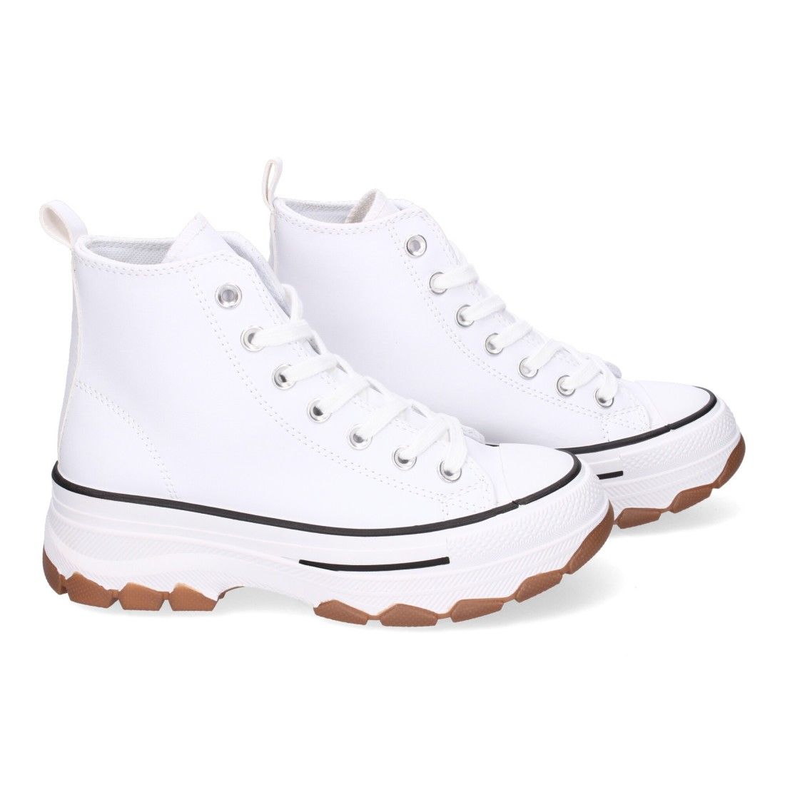 Zapatilla de Plataforma para Mujer, Comoda, Estilo Bamba - Imagen 5