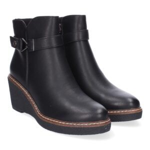 Botines de Cuña para Mujer Comodos, Diseño Elegante con Cremallera