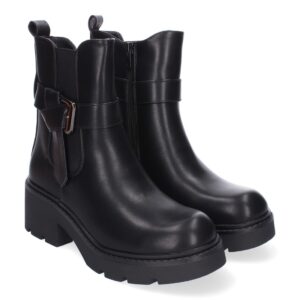 Botines de Tacón para Mujer, Comodos y Elegantes con Suela Dentada
