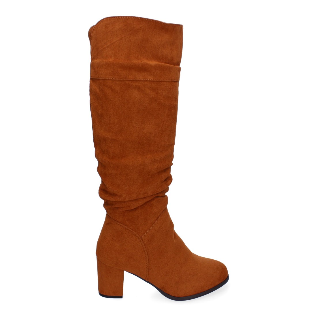 Botas de Tacón para Mujer, Comodas y Elegantes, Detalles de Caña Arrugada - Imagen 2