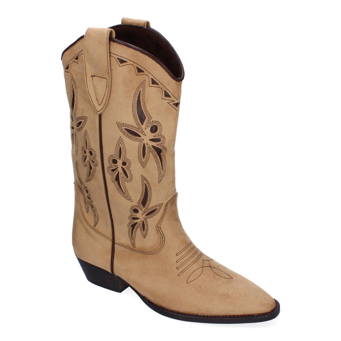 Botin de Tacon para Mujer, Comodos, con Material Elastico y Ajustable. - Imagen 3