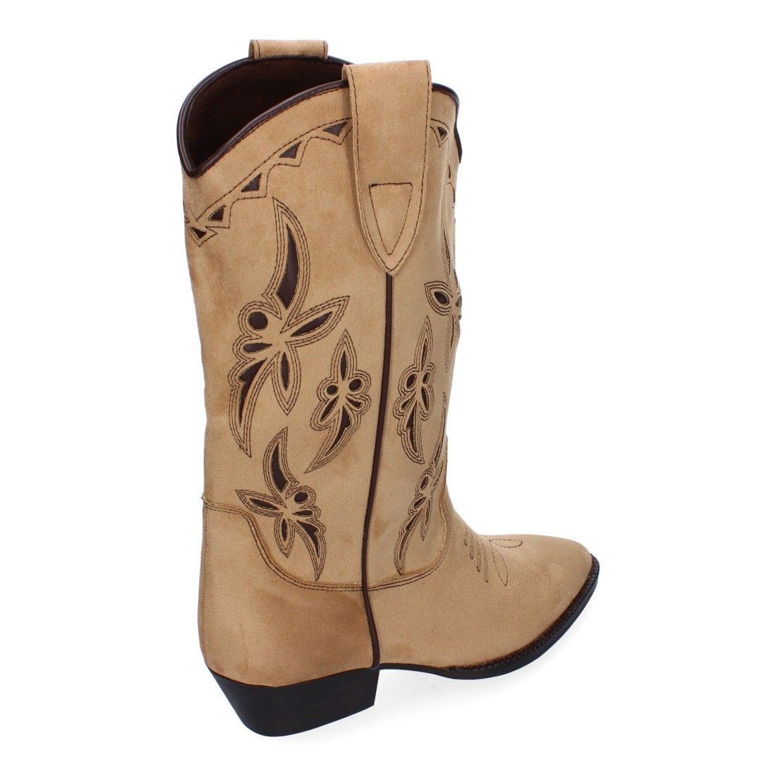 Botin de Tacon para Mujer, Comodos, con Material Elastico y Ajustable. - Imagen 4