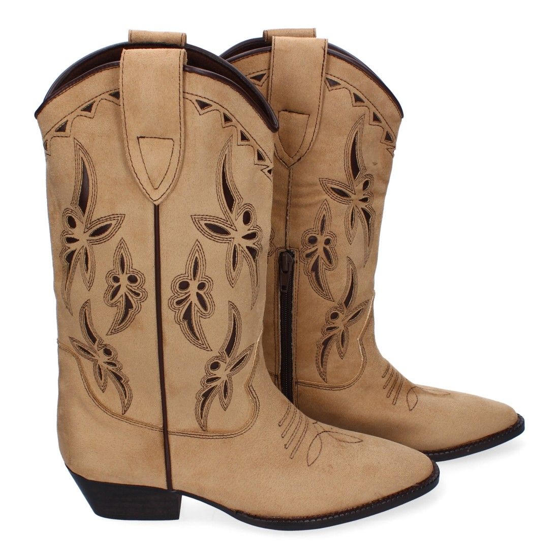 Botin de Tacon para Mujer, Comodos, con Material Elastico y Ajustable. - Imagen 5