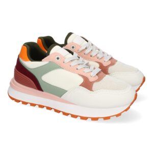 Zapatillas Planas Deportivas de Mujer Casual, Puntera Redonda