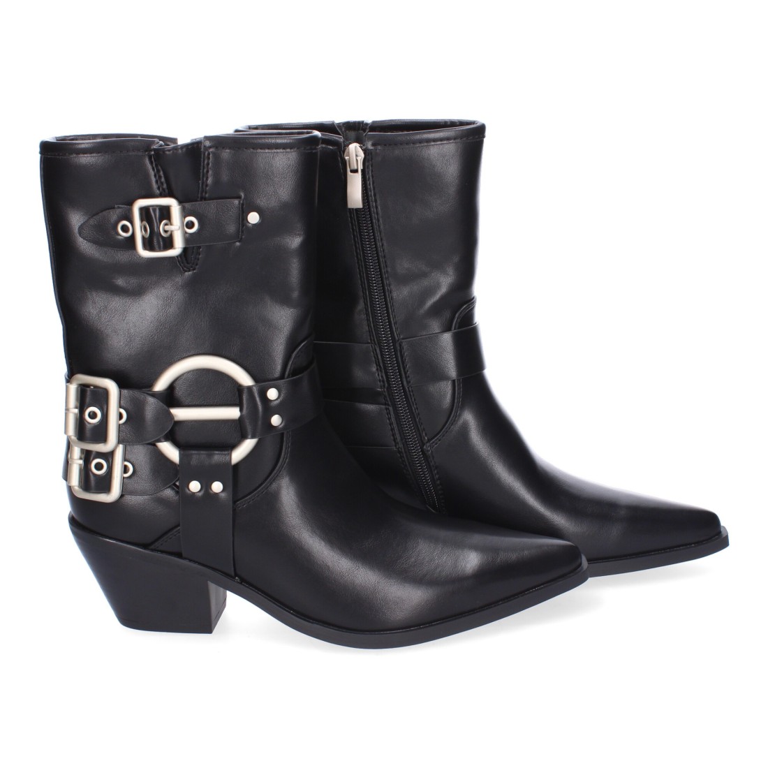 Botines de Mujer, Estilo Motero, Comodos y Elegantes Diseño Moderno - Imagen 5