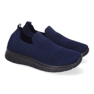 Zapatilla Plana Comoda para Mujer, Material Elastico, Sin Cierre, Slip On