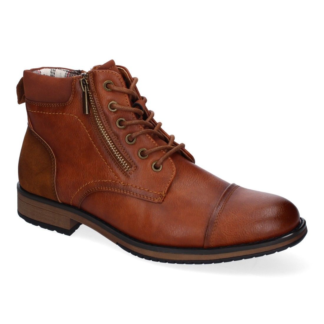 Botines de Hombre, Comodos y Elegantes, Diseño Clasico con Punta Redonda - Imagen 3